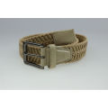 Fashion leisure style men braided elastic stretch belt